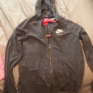 Nike zip up sweater